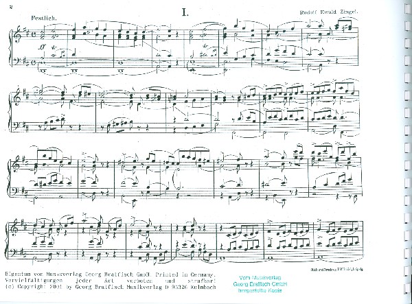 10 leicht spielbare Orgelstücke und