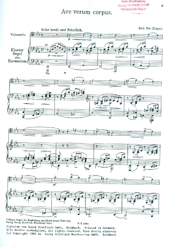 Ave verum corpus aus op.13