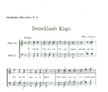 Deutschlands Klage