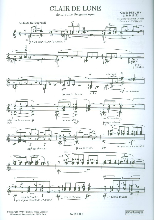 Clair de Lune de la Suite