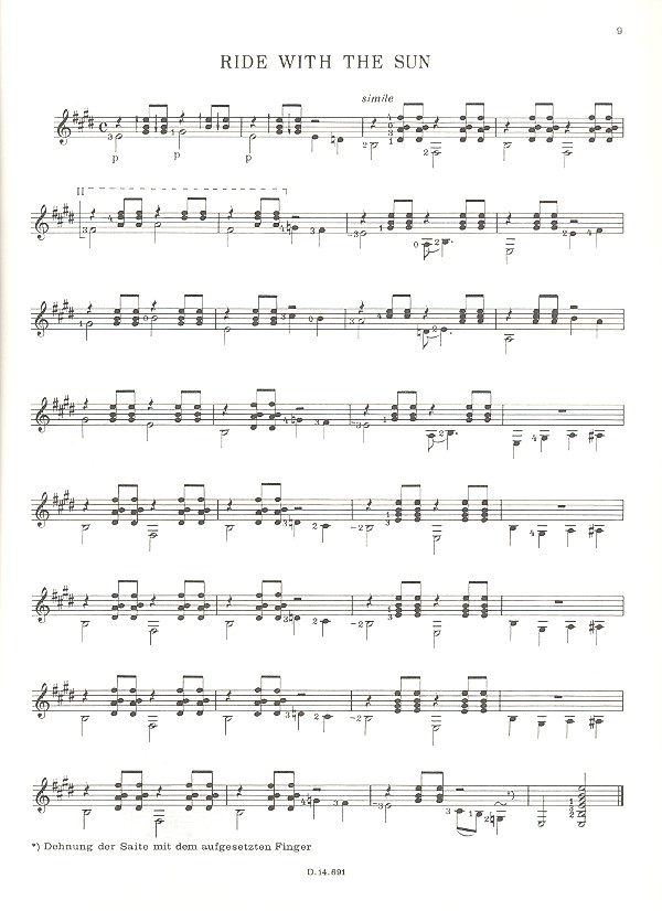 Folk Guitar Ragtime, Blues and