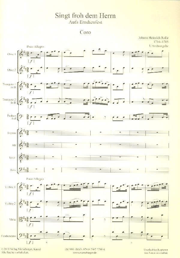 Singt froh dem Herrn