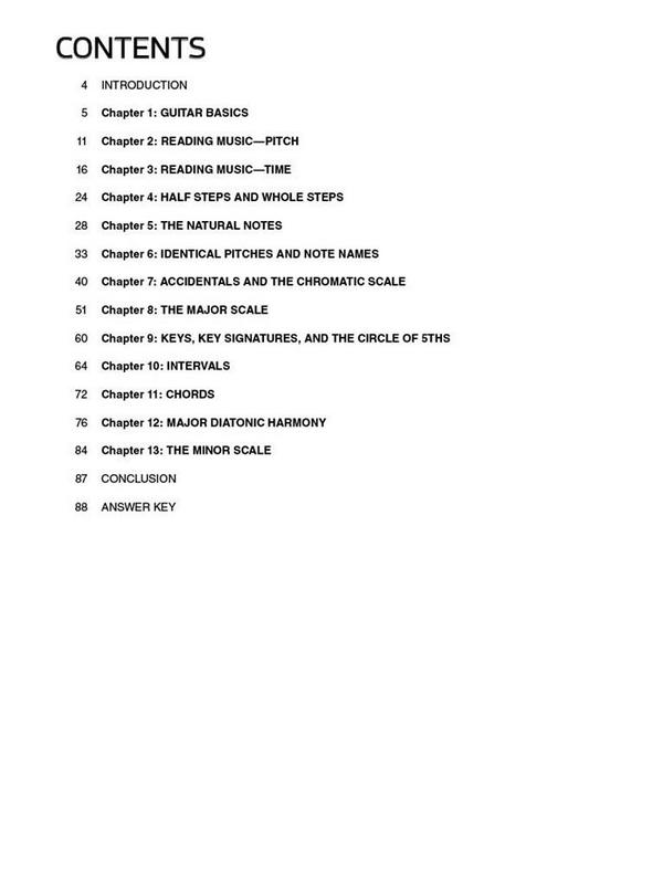 HL00159604 Guitar Theory Book (+Online Audio Access)