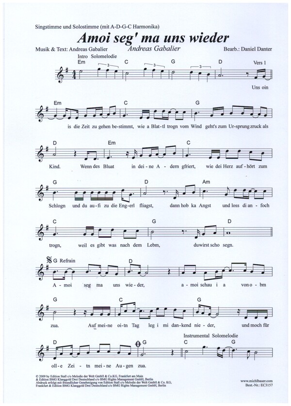 Amoi seg ma uns wieder (+App)