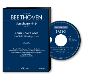 Finale der Sinfonie d-Moll Nr.9 op.125 - Chorstimme Bass