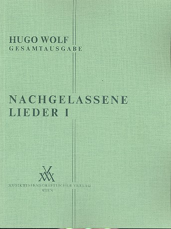 Nachgelassene Lieder Band 1