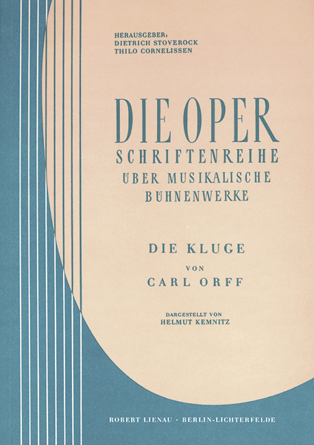 Die Kluge von Carl Orff