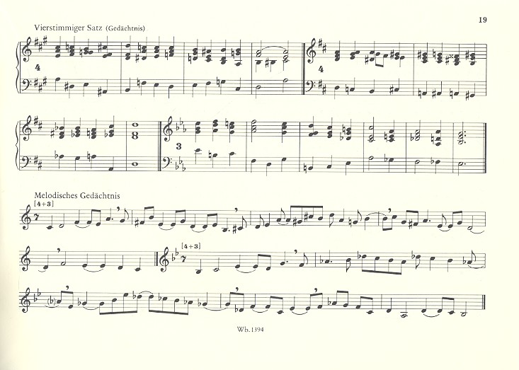 Übungen zur Gehörbildung Band 3 - Oberstufe