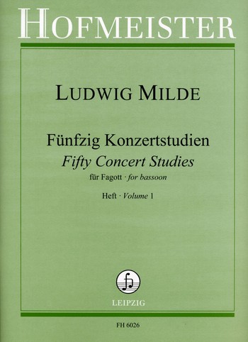 50 Konzertstudien op.26 Band 1 (Nr.1-25)