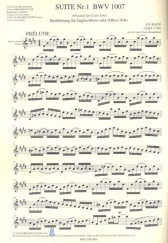 Suite Nr.1 BWV1007
