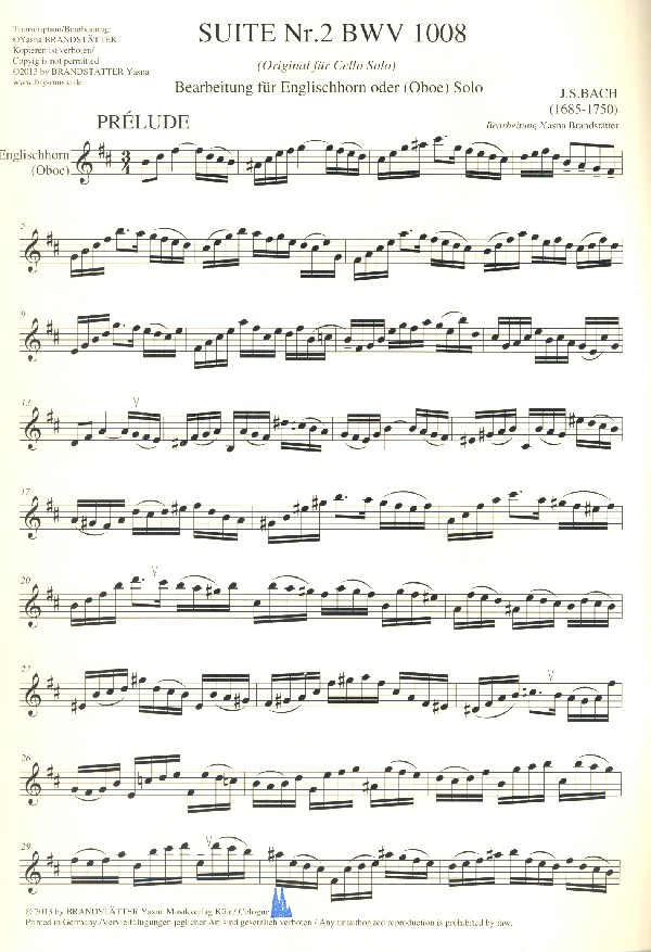 Suite Nr.2 BWV1008