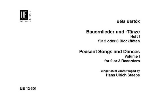 Bauernlieder und -tänze Band 1