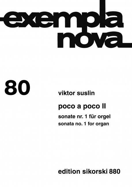 POCO A POCO 2 SONATE NR. 1 FUER