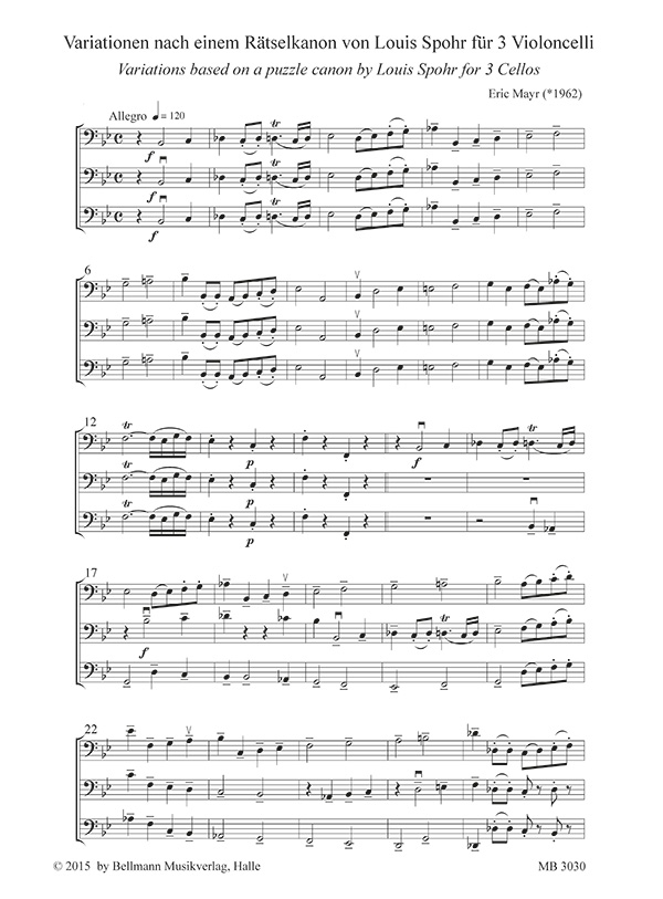 Variationen nach einem Rätselkanon von Louis Spohr