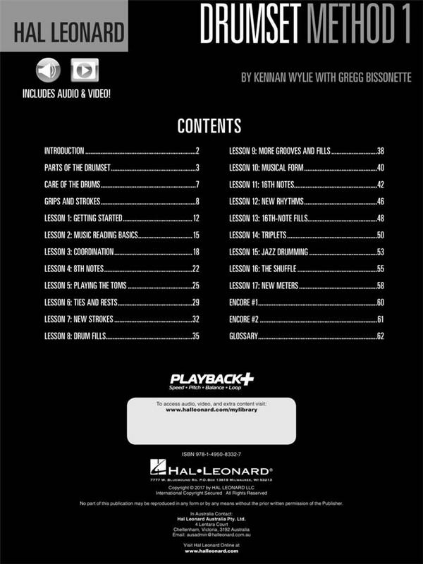 Drumset Method vol.1 (+Online Audio +Video)
