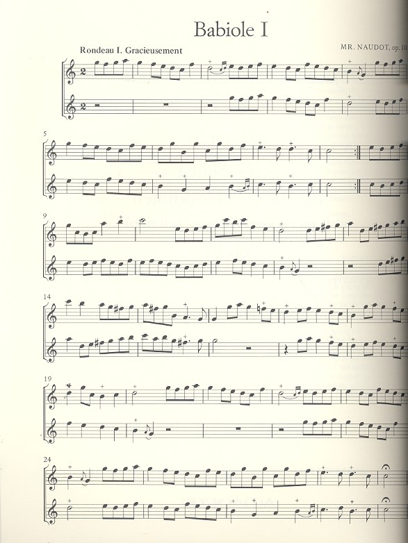 "Babioles" Sechs Suiten