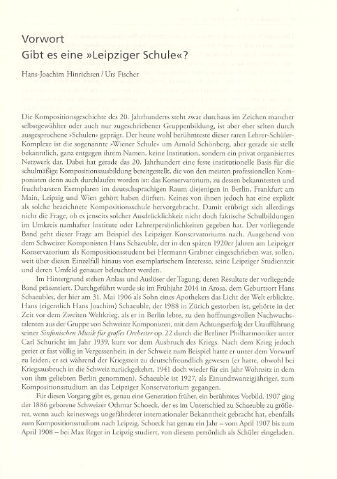 Von Arosa nach Leipzig Hans Schaeuble  und sein