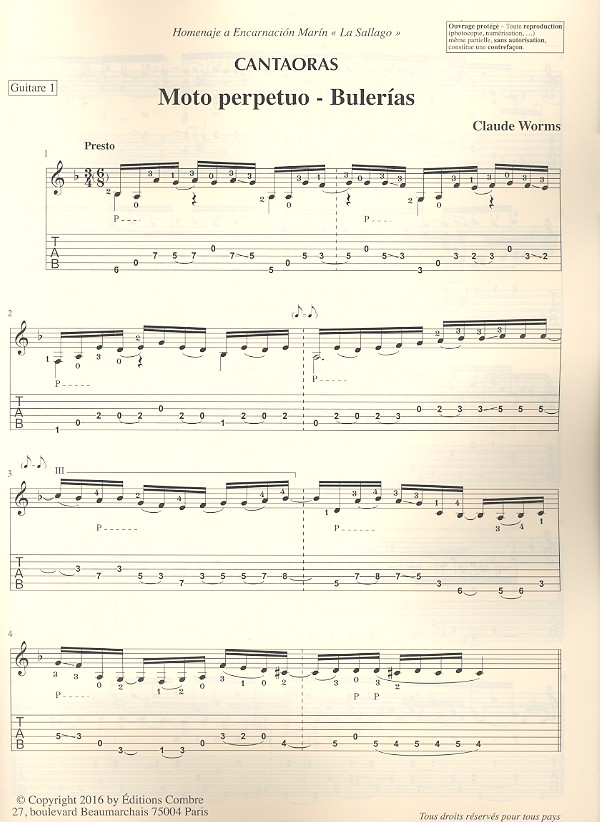 Cantaoras - Moto perpetuo