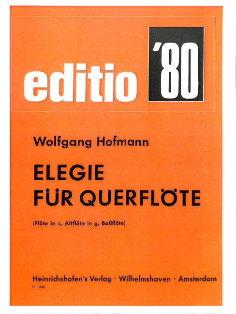 Elegie für Flöte (Flöte in c,