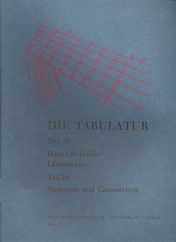 Lautenwerke Band 3 Madrigale und