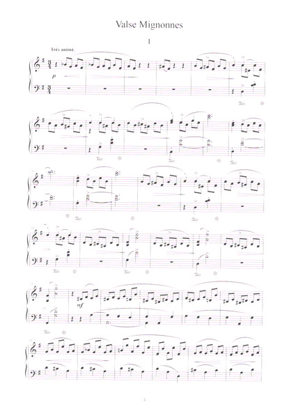 Les valses mignonnes