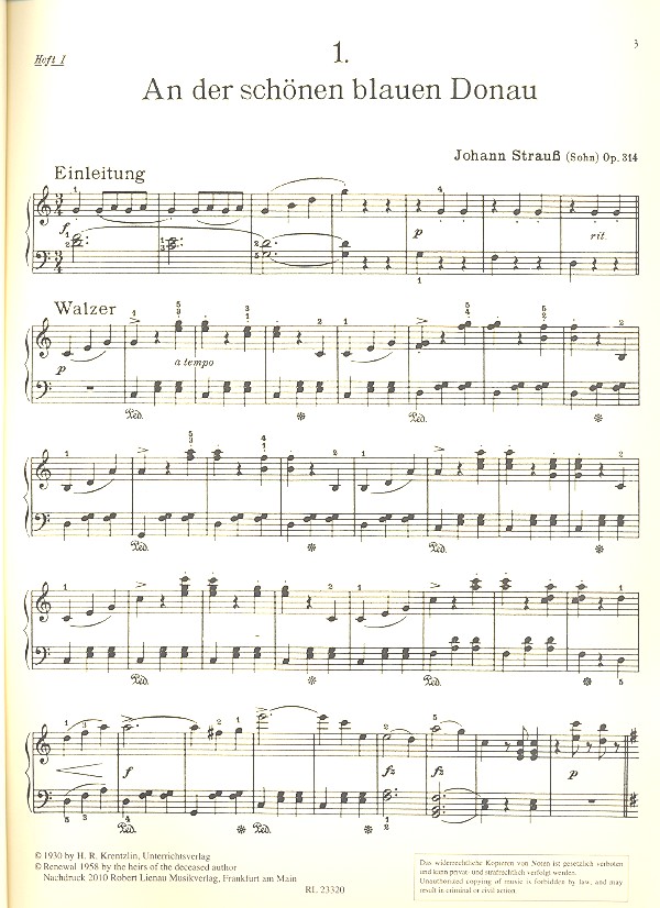 Strauss für die Jugend Band 1