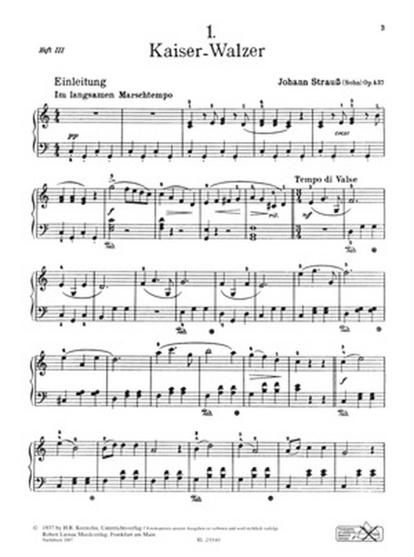 Strauss für die Jugend Band 3