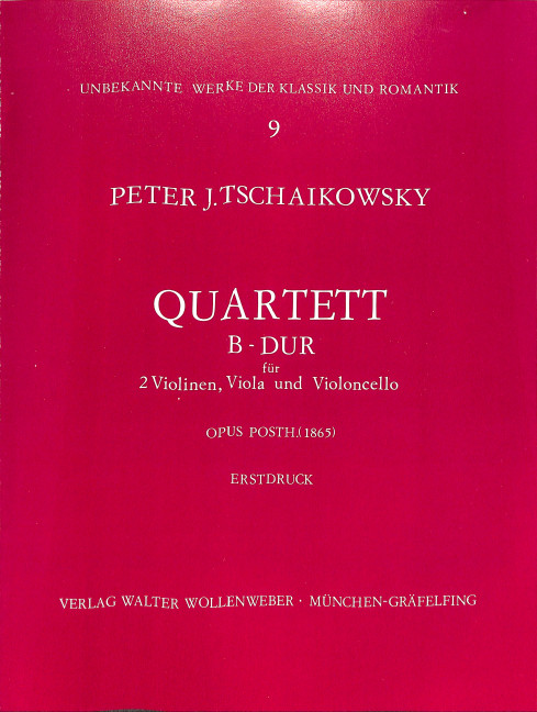 Streichquartett B-Dur oppost.