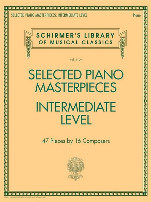 Selected Piano Masterpieces - intermediate Level