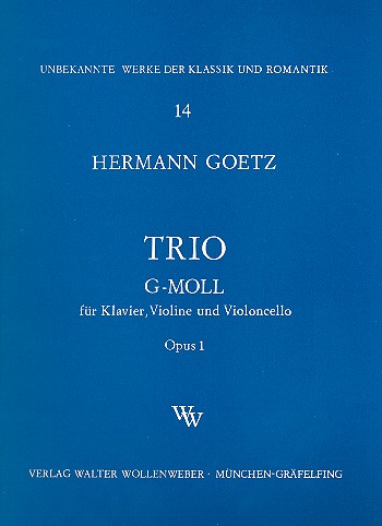 Trio g-Moll op.1 für Klavier,