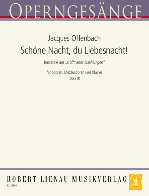 Schöne Nacht, du Liebesnacht (aus 'Hoffmann's Erzählungen ')