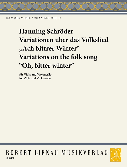 Variationen über das Volkslied 'Ach bittrer Winter'