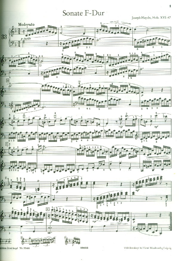 Sämtliche Sonaten Band 4 (Nr.33-42)
