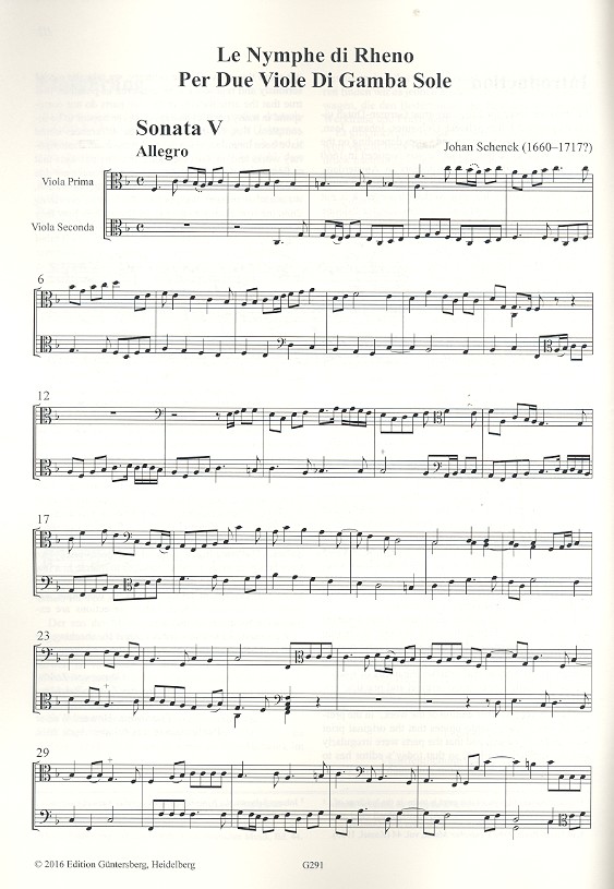 Le Nymphe di Rheno op.8 Nr.5-8