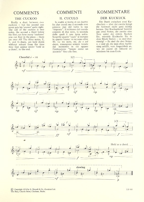Some of Noah's Ark op.55