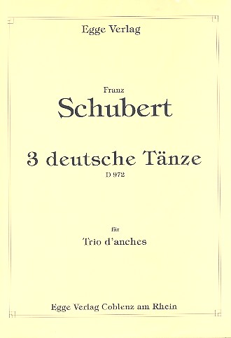 3 deutsche Tänze D972