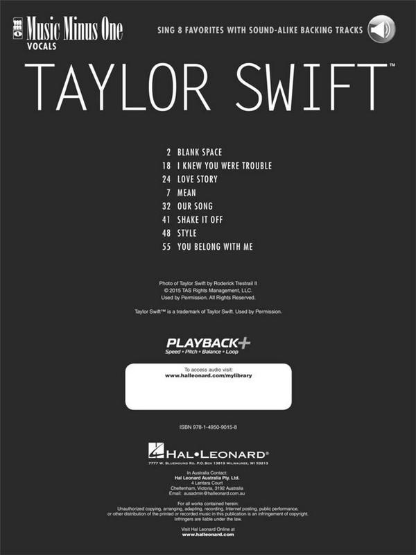 Taylor Swift (+Online Audio)