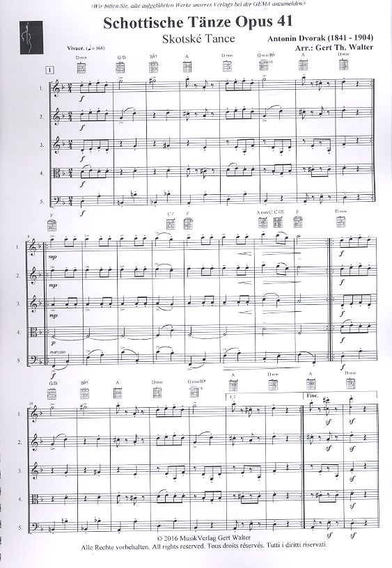 Schottische Tänze op.41