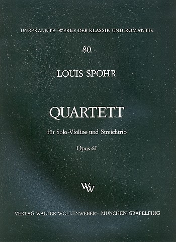 Quartett op.61 für Violine solo