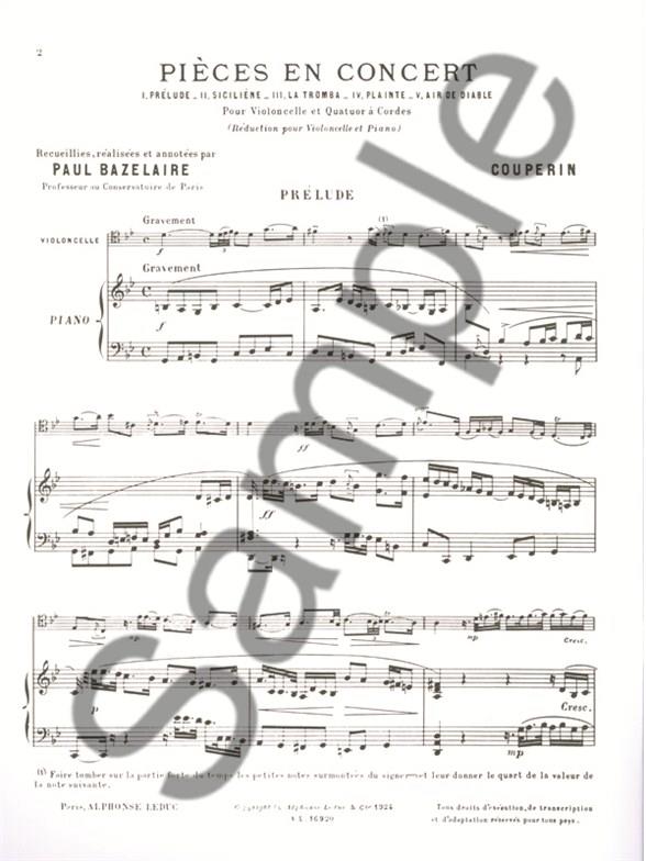 Pièces en concert pour