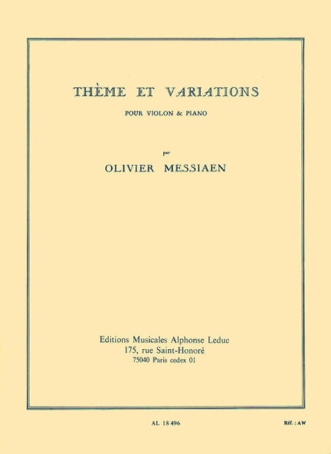 Thème et variations