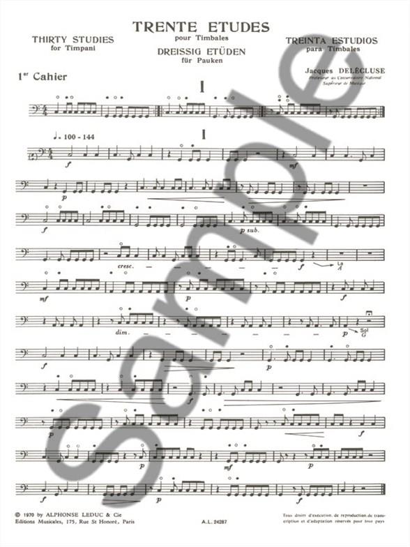 30 études vol.1