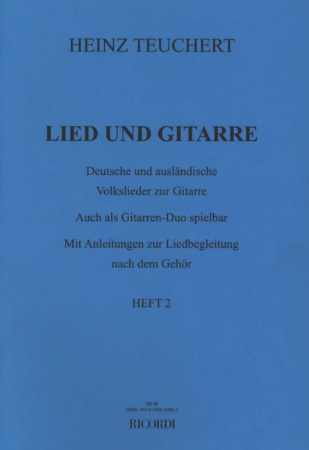 LIED UND GITARRE BAND 2 DEUTSCHE