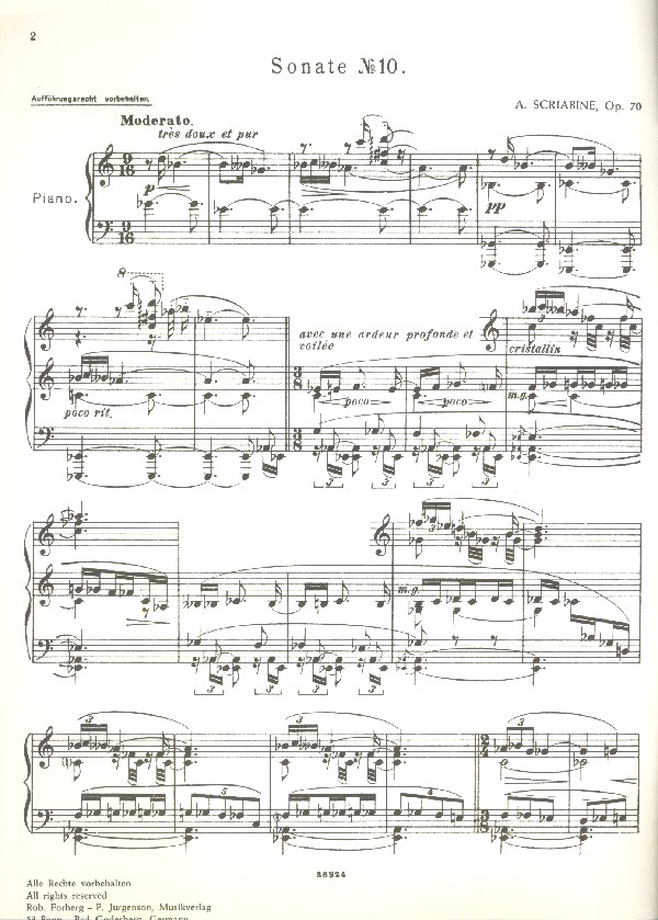 Sonate Nr.10 op.70