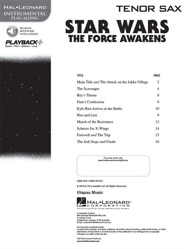 Star Wars Episode VII - The Force awakens (+Audio Access):