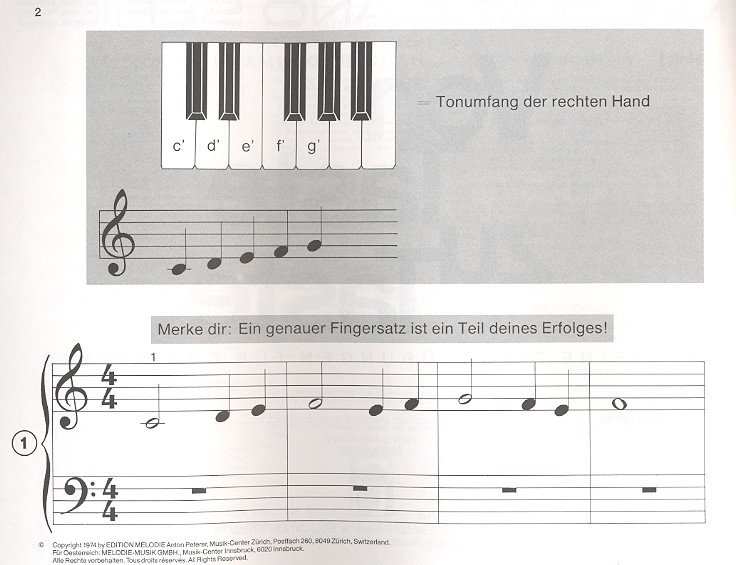 Von Taste zu Taste Band 1