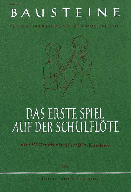 Das erste Spiel auf der Schulflöte