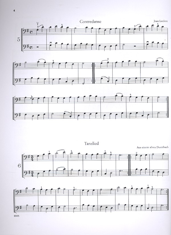 Leichte Violoncello-Duette Band 2