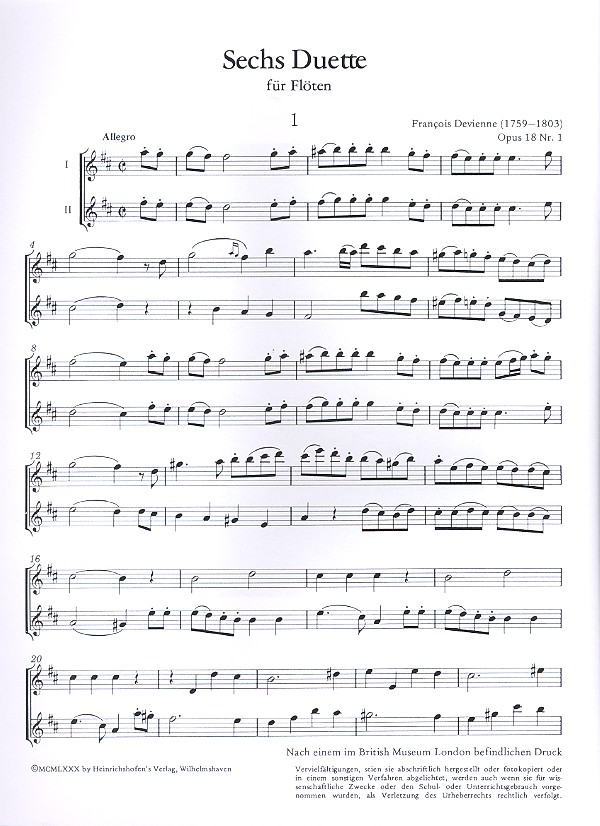 Duette op.18,1-6