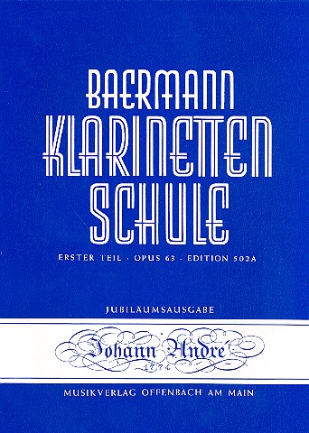 Klarinettenschule Band 1 Erster Teil op.63